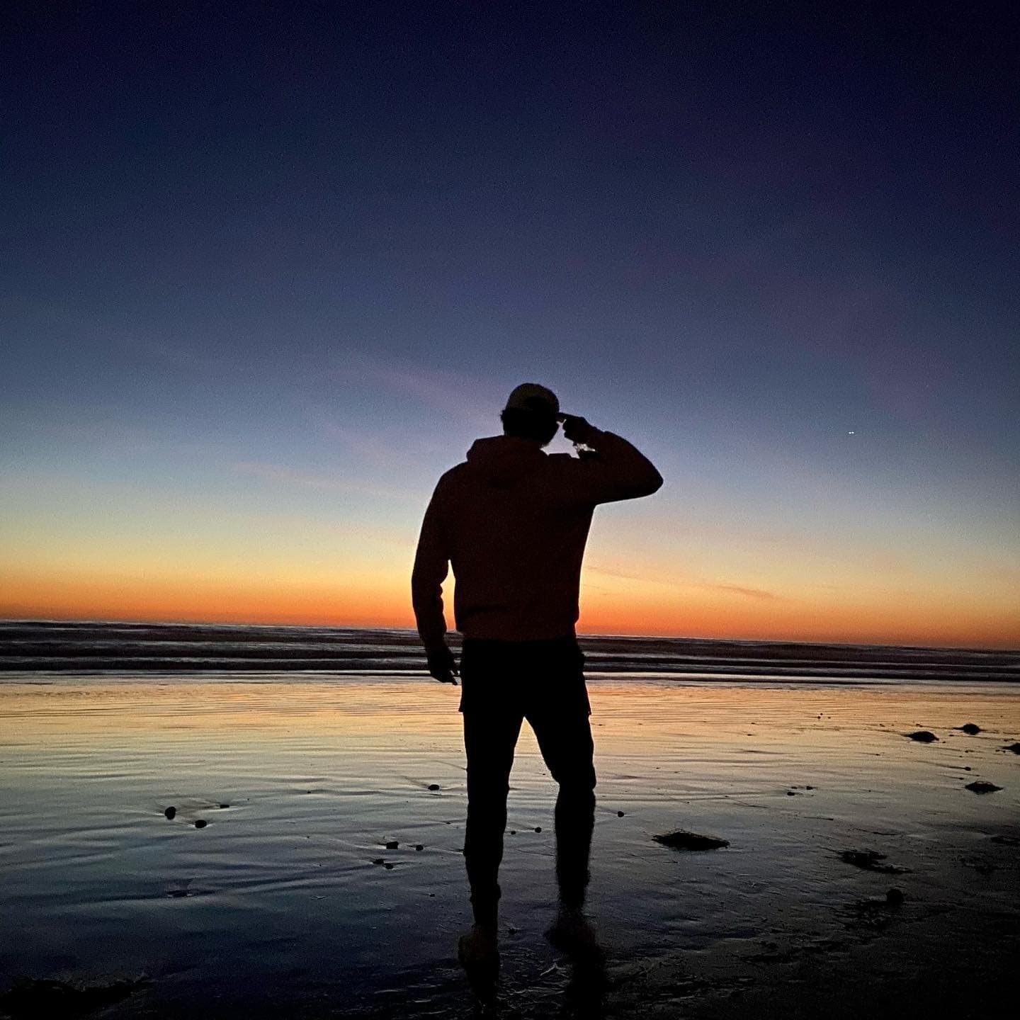 Joey Sendz at the beach
